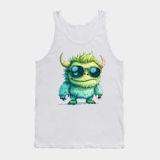 Cute Fluffy Monster Tank Top